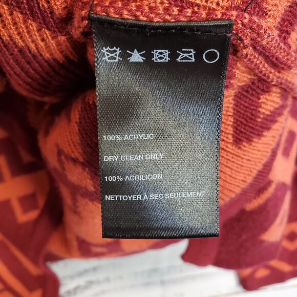 Anthropologie Boho Tribal Aztex Sweater S Waterfall Southwestern Drape Cardigan - Picture 8 of 11